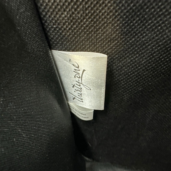 Thirty-One Double Duty Caddy Black White Dot Collapsible Tote Unicorn Organizer - Picture 9 of 9